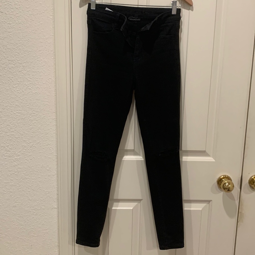 American Eagle Next Level Stretch Black High Waist Jean